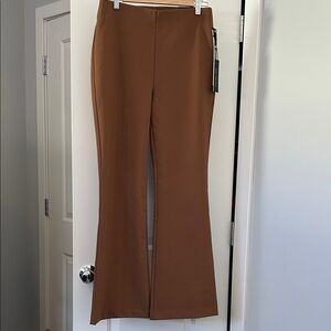Rachel Zoe Chestnut Brown Stretch Flare Pants